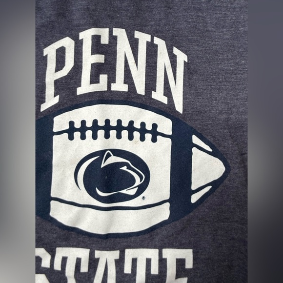 Penn State Football PSU Long Sleeve T-shirt Navy Blue White Kids Size S - Picture 5 of 6